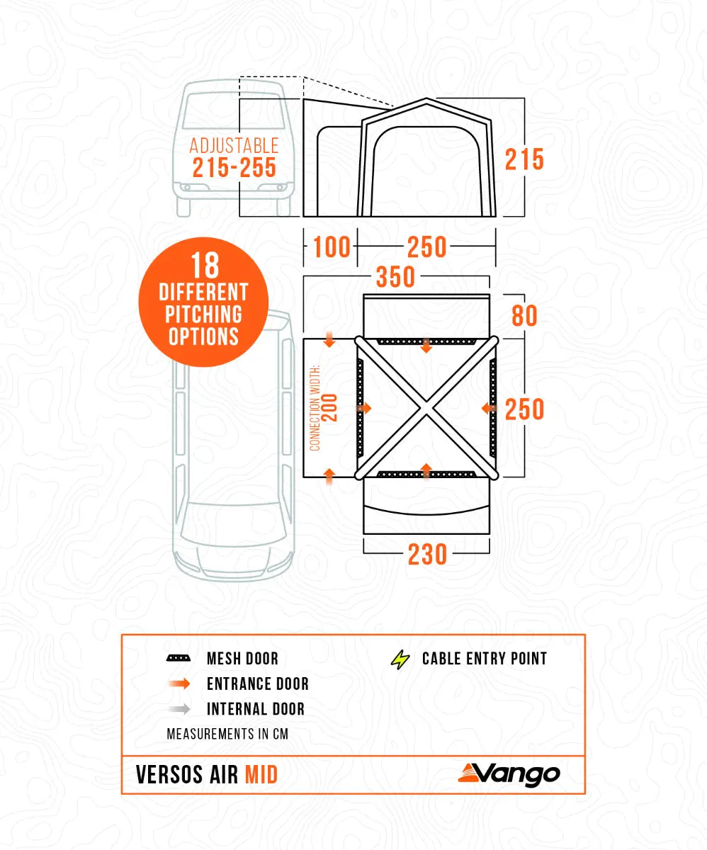 Vango Versos Air Mid Inflatable DriveAway Awning