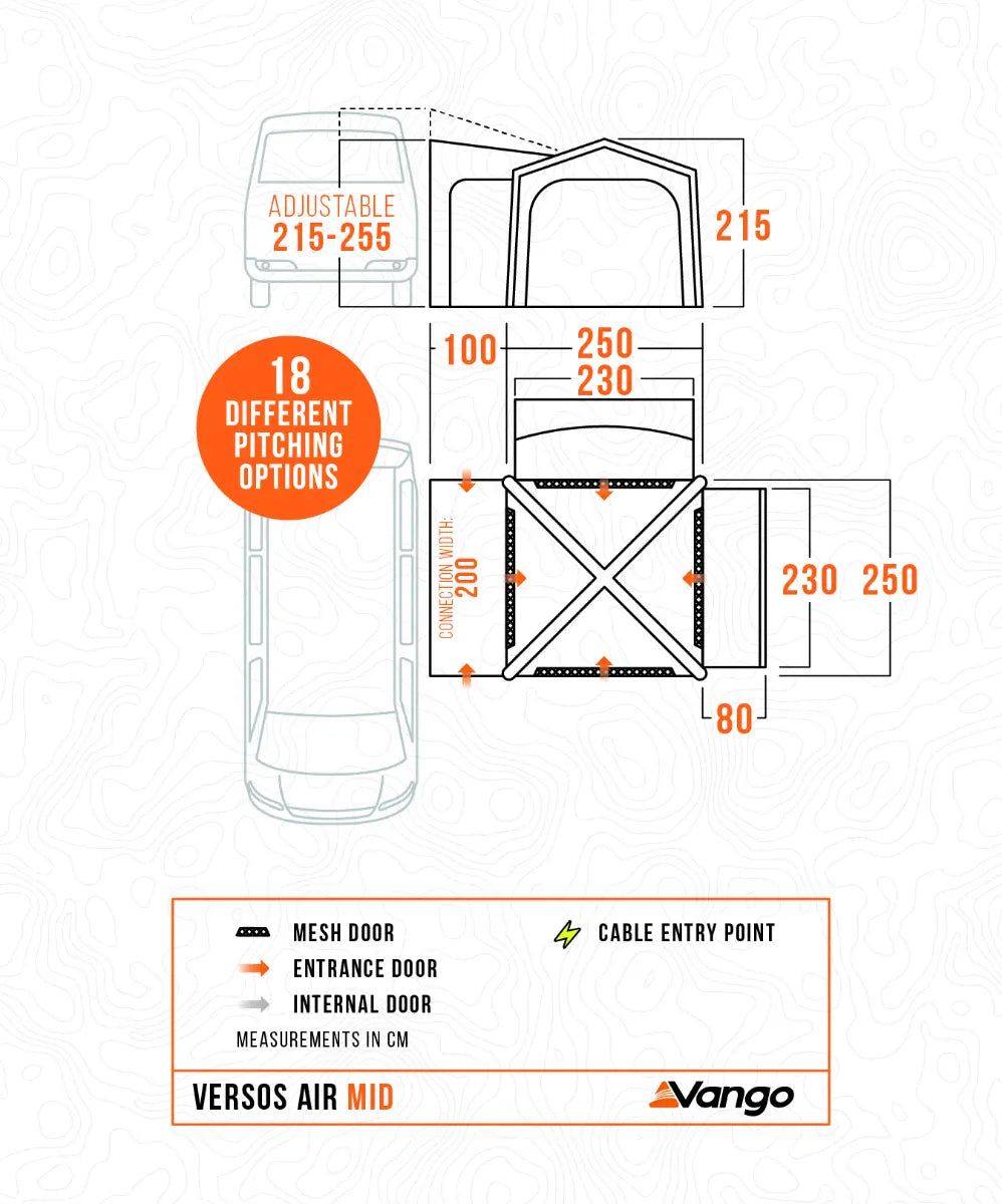 Vango Versos Air Mid Inflatable DriveAway Awning