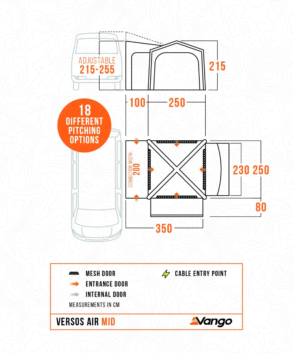 Vango Versos Air Mid Inflatable DriveAway Awning