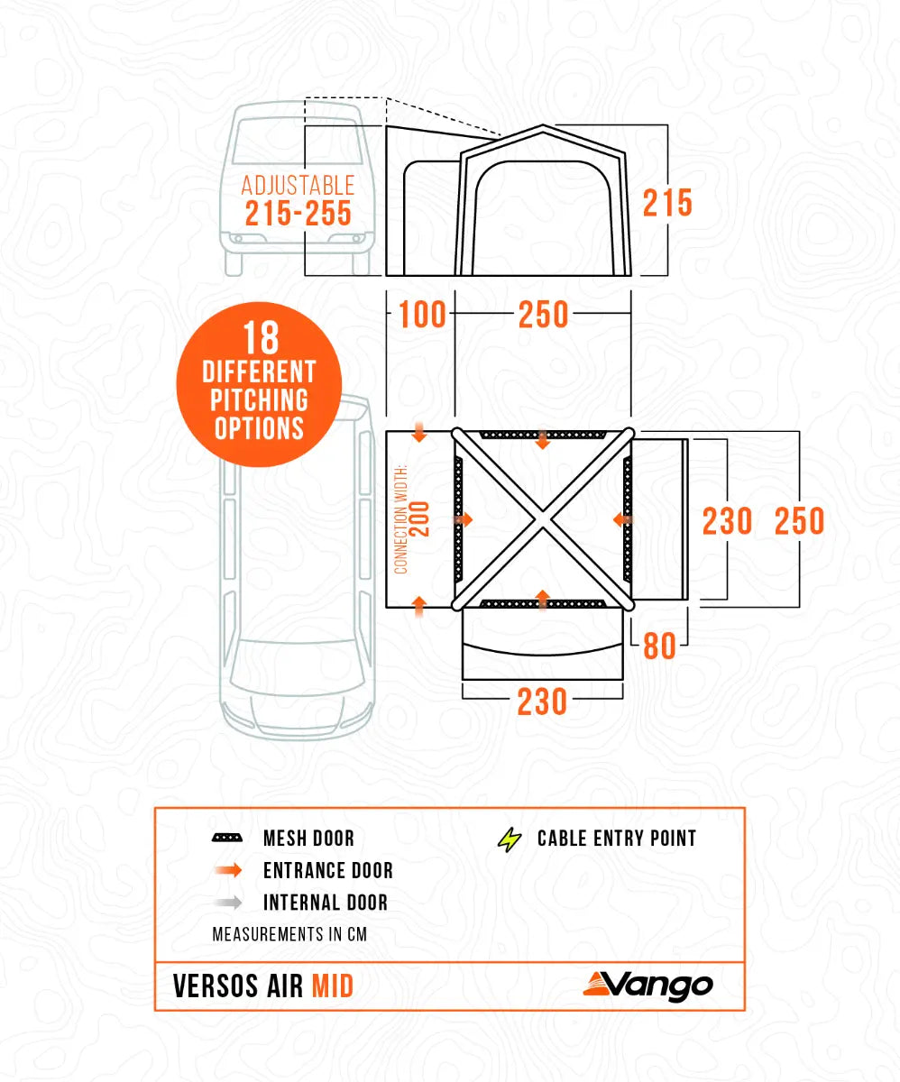 Vango Versos Air Mid Inflatable DriveAway Awning
