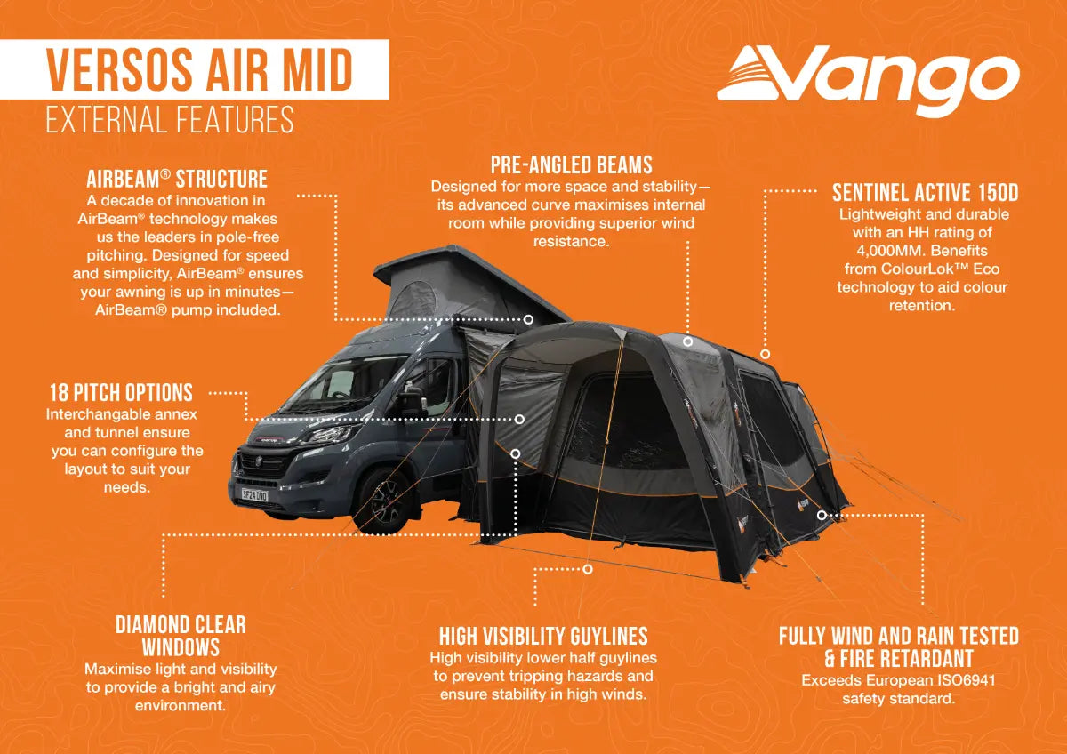 Vango Versos Air Mid Inflatable DriveAway Awning