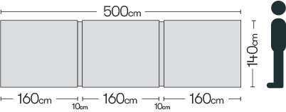 Quest Leisure Falcon Airshield 3 Panel Windbreak