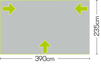Quest Leisure Falcon 390 Poled Caravan Awning