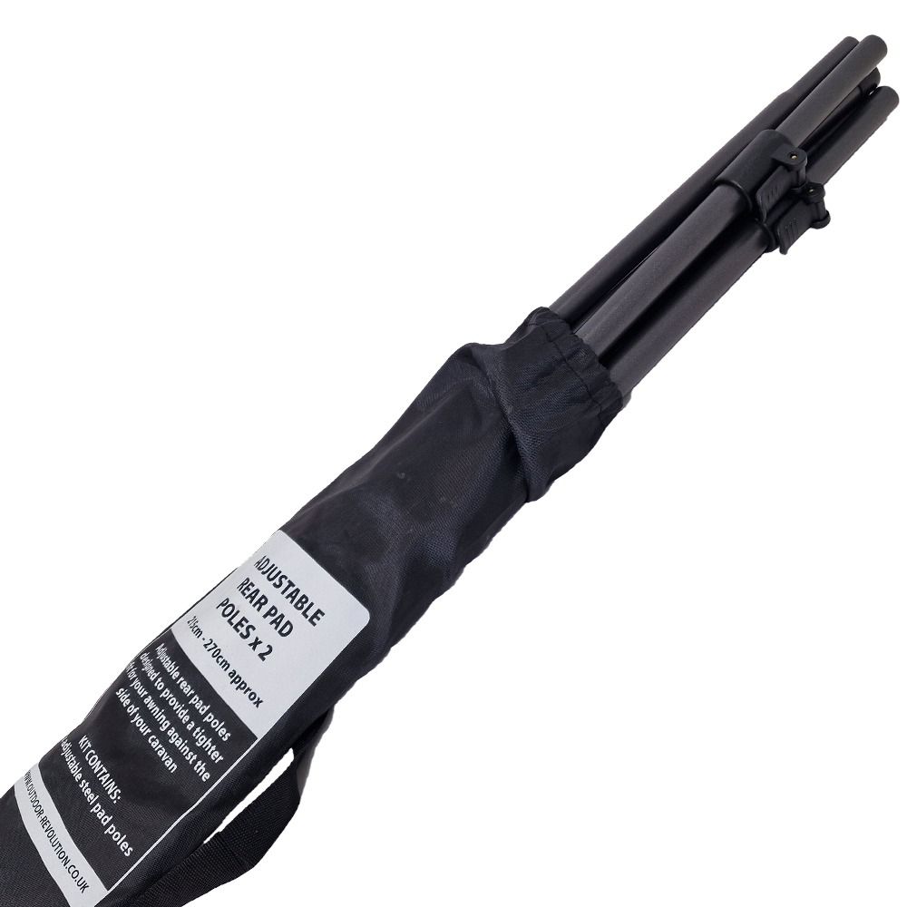 Outdoor Revolution Adjustable Rear Pad Poles (215-270cm) 2pcs