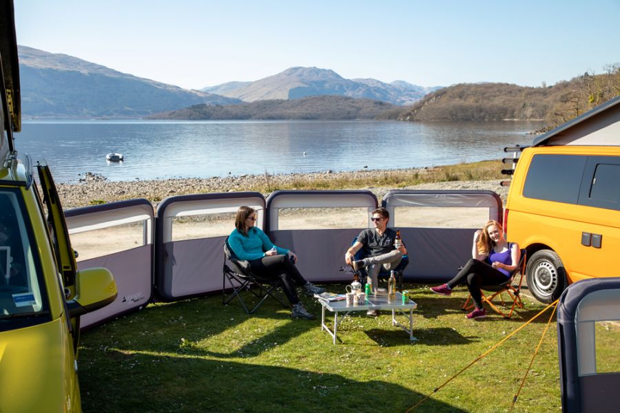 Vango AirBeam Modular Camping Windbreak