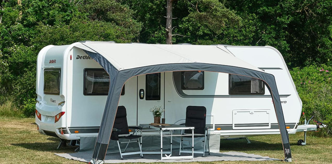 Isabella Arc Air Sun Canopy for Caravans and Campervans