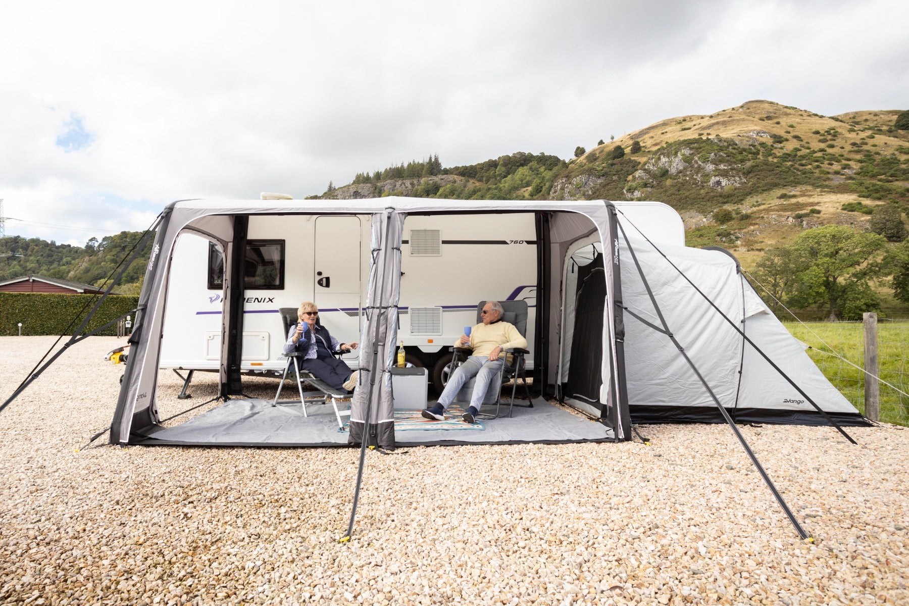 Vango Balletto Air 390 Inflatable Caravan Porch Awning 2026