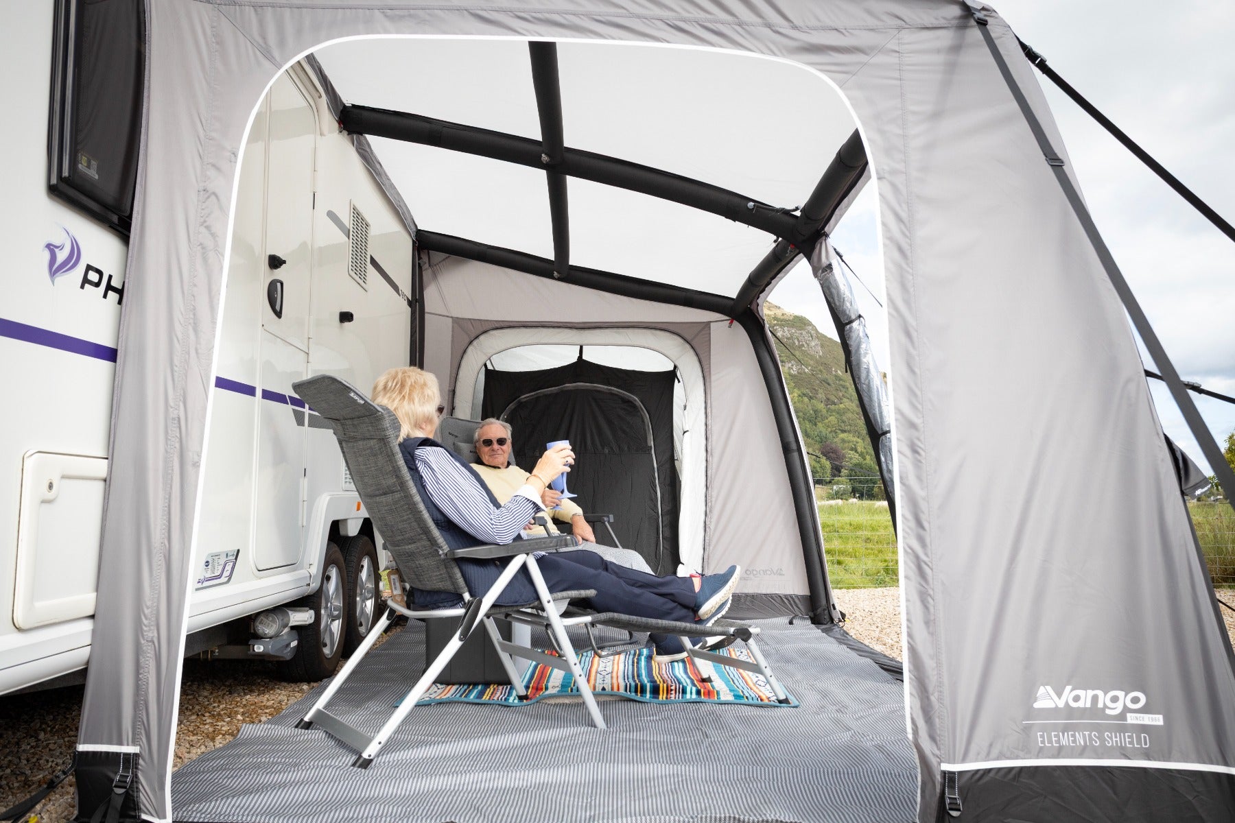 Vango Balletto Air 390 Inflatable Caravan Porch Awning 2026