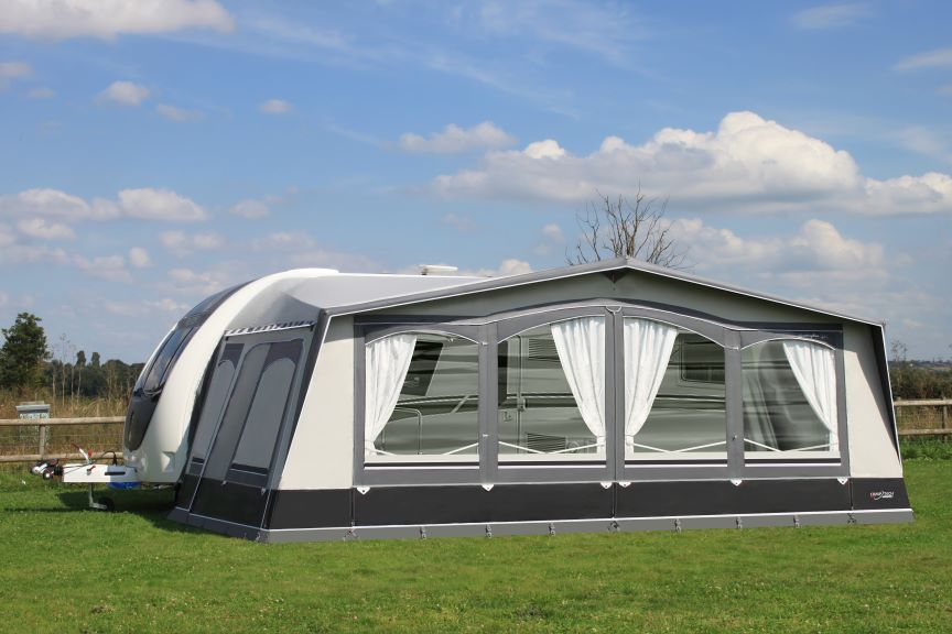 Camptech Buckingham DL Seasonal Full Caravan Awning (FREE CARPET INC)