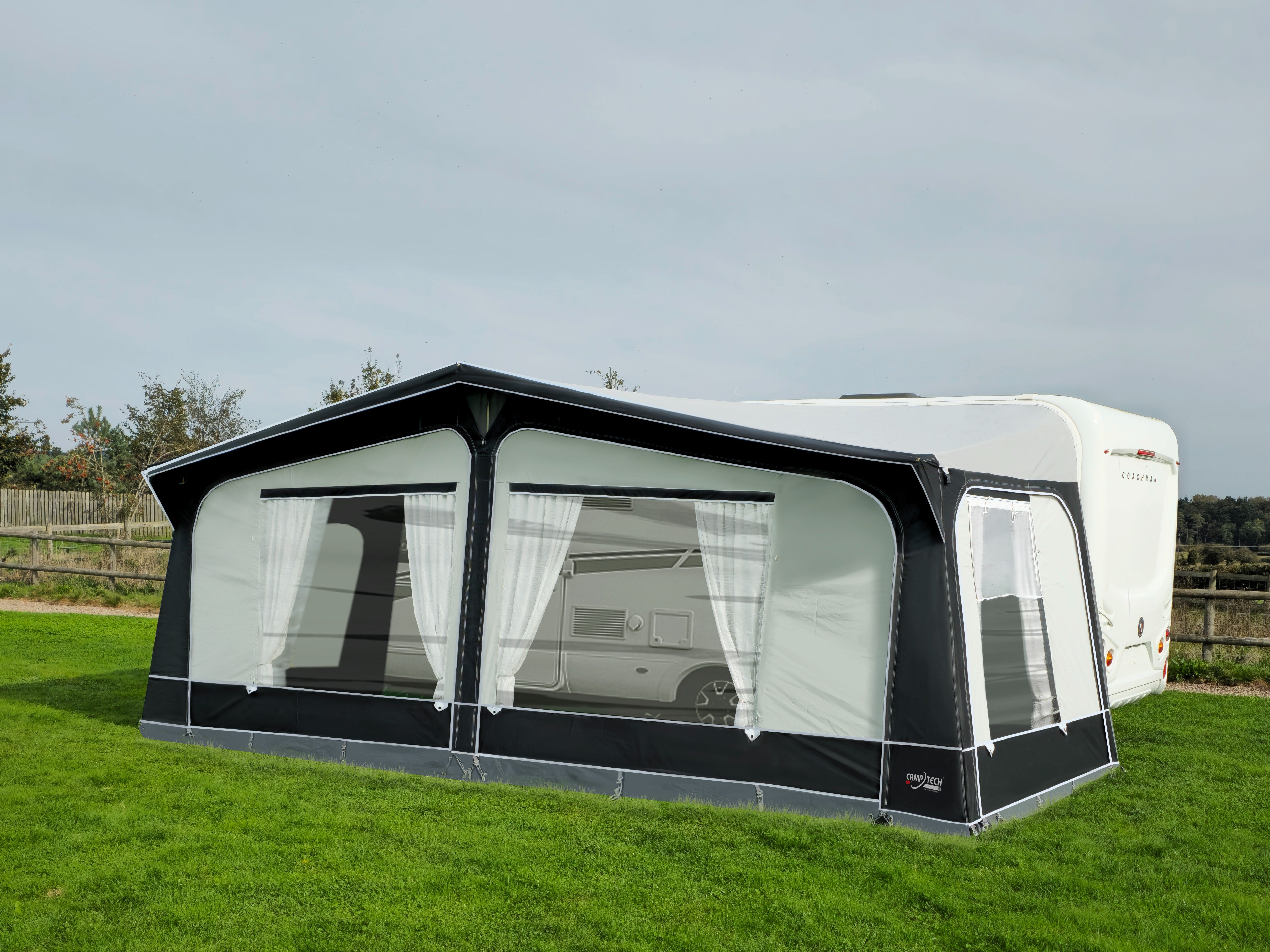 Camptech Cayman Touring  Full Caravan Awning (FREE CARPET INC)