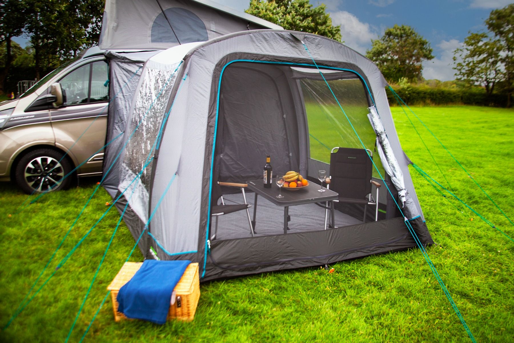 Outdoor Revolution Cayman Air T2 Mid Driveaway Awning (Including Footprint)