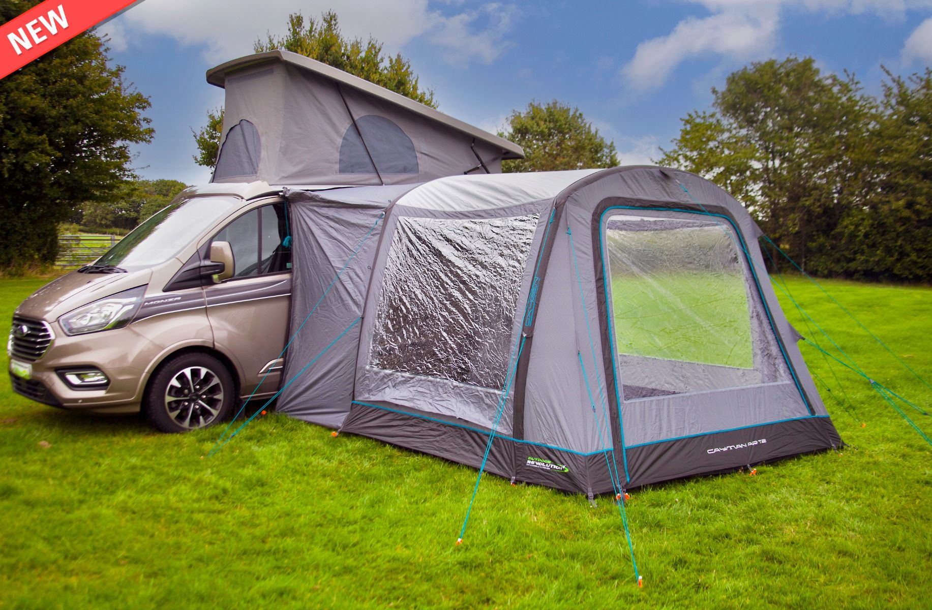 Outdoor Revolution Cayman Air T2 Mid Driveaway Awning (Including Footprint)