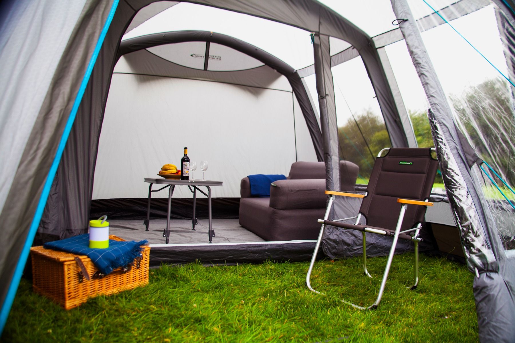 Outdoor Revolution Cayman Air T3 Mid Inflatable Awning (Including Footprint)