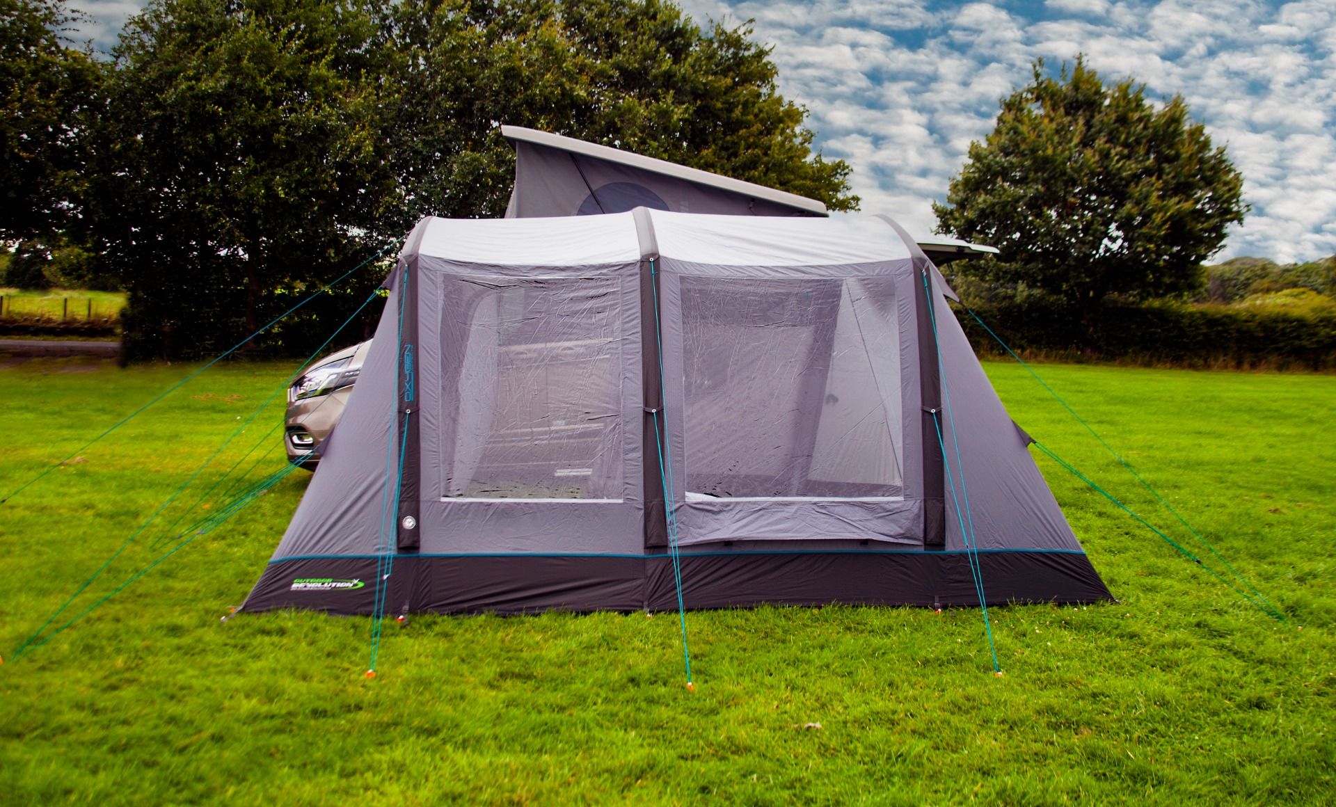 Outdoor Revolution Cayman Air T3 Mid Inflatable Awning (Including Footprint)