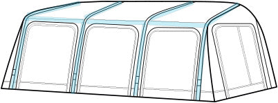 Quest Leisure Ceres Air Full Caravan Awning