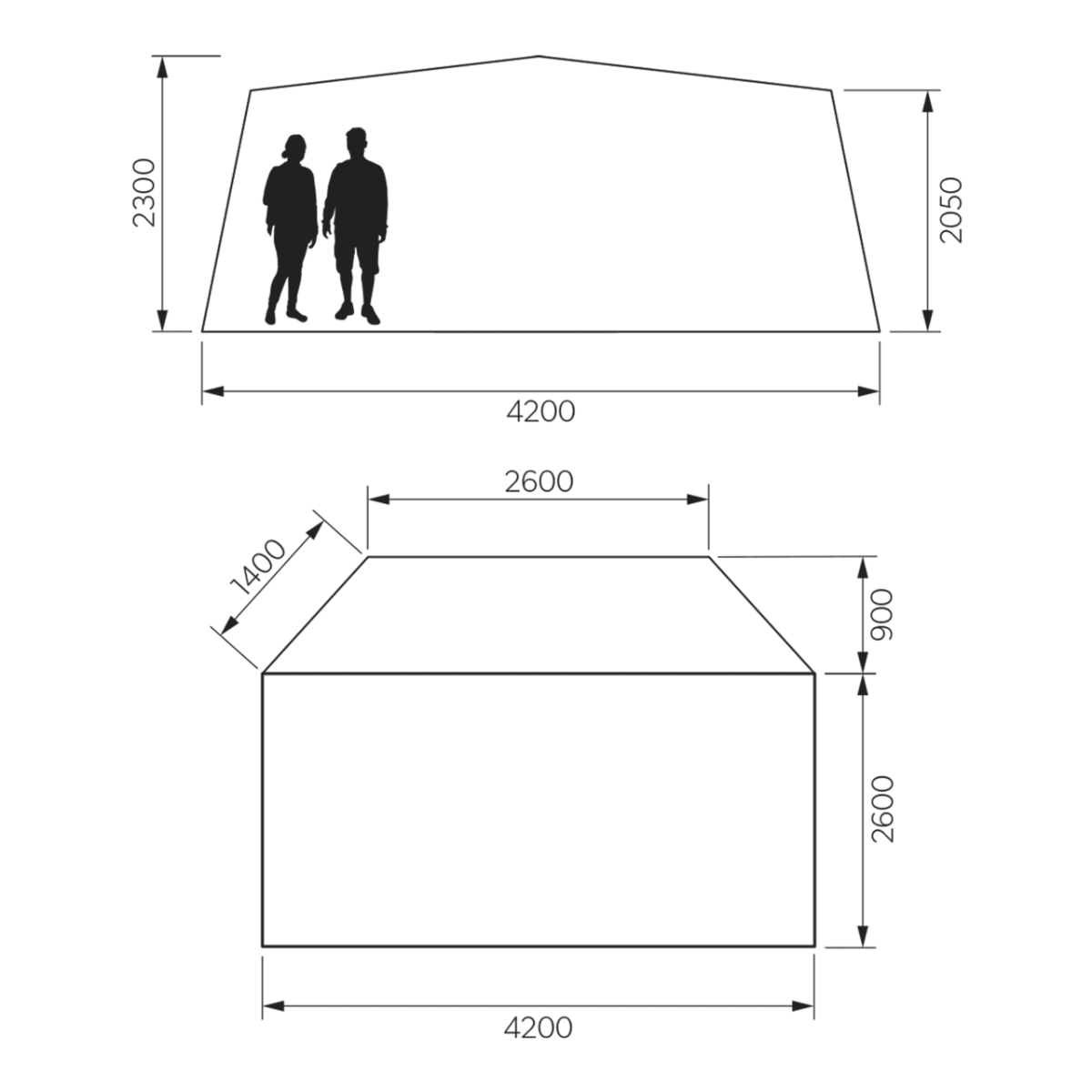 Dometic Club Deluxe Air Pro Driveaway Inflatable Awning