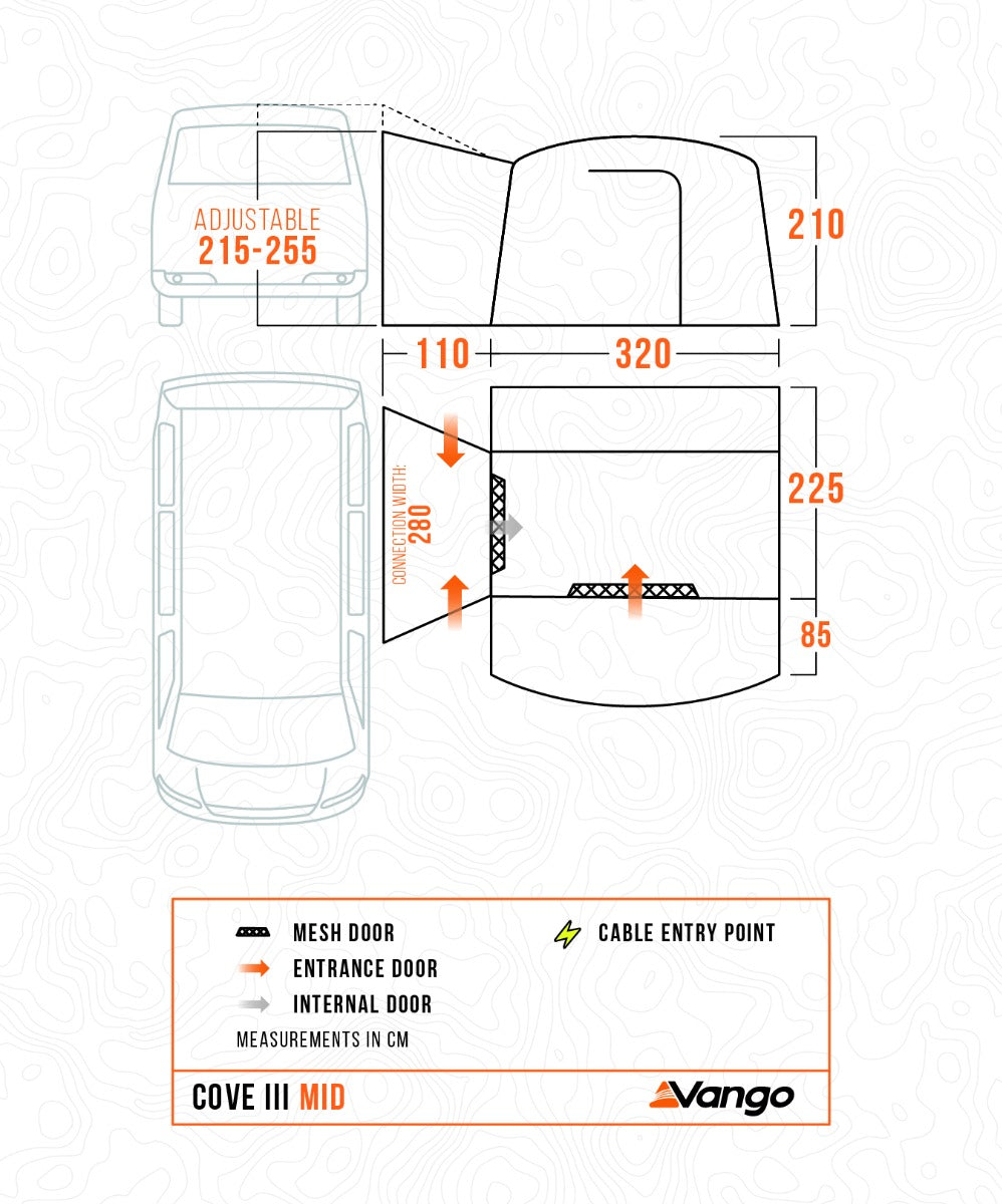 Vango Cove III Mid Poled Awning 2026