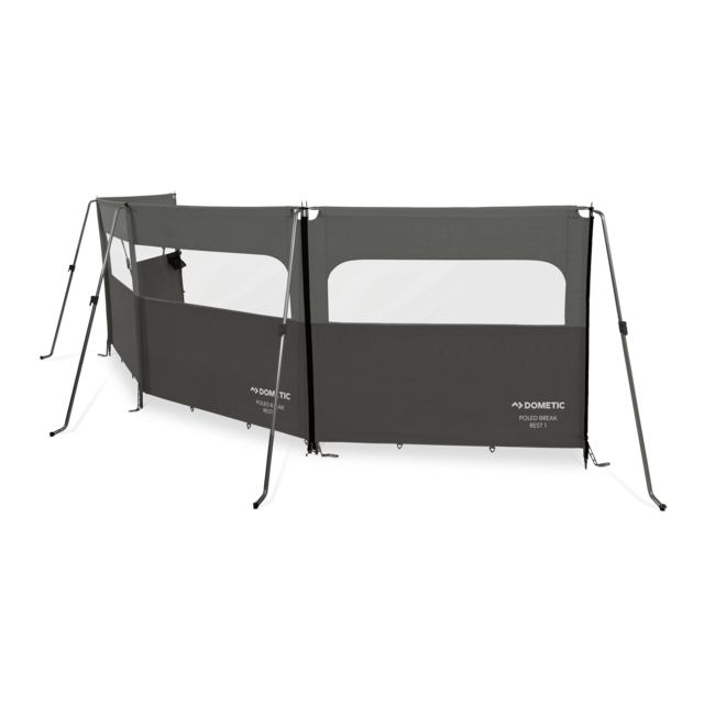 Dometic Poled Windbreak Rest - 3-Panel 2026
