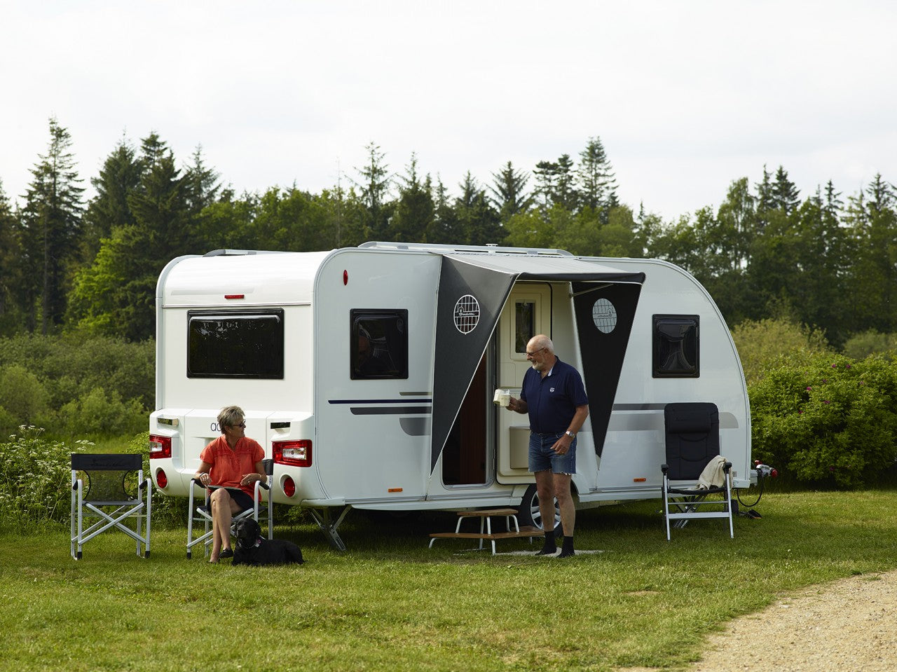 Isabella Door Canopy Black