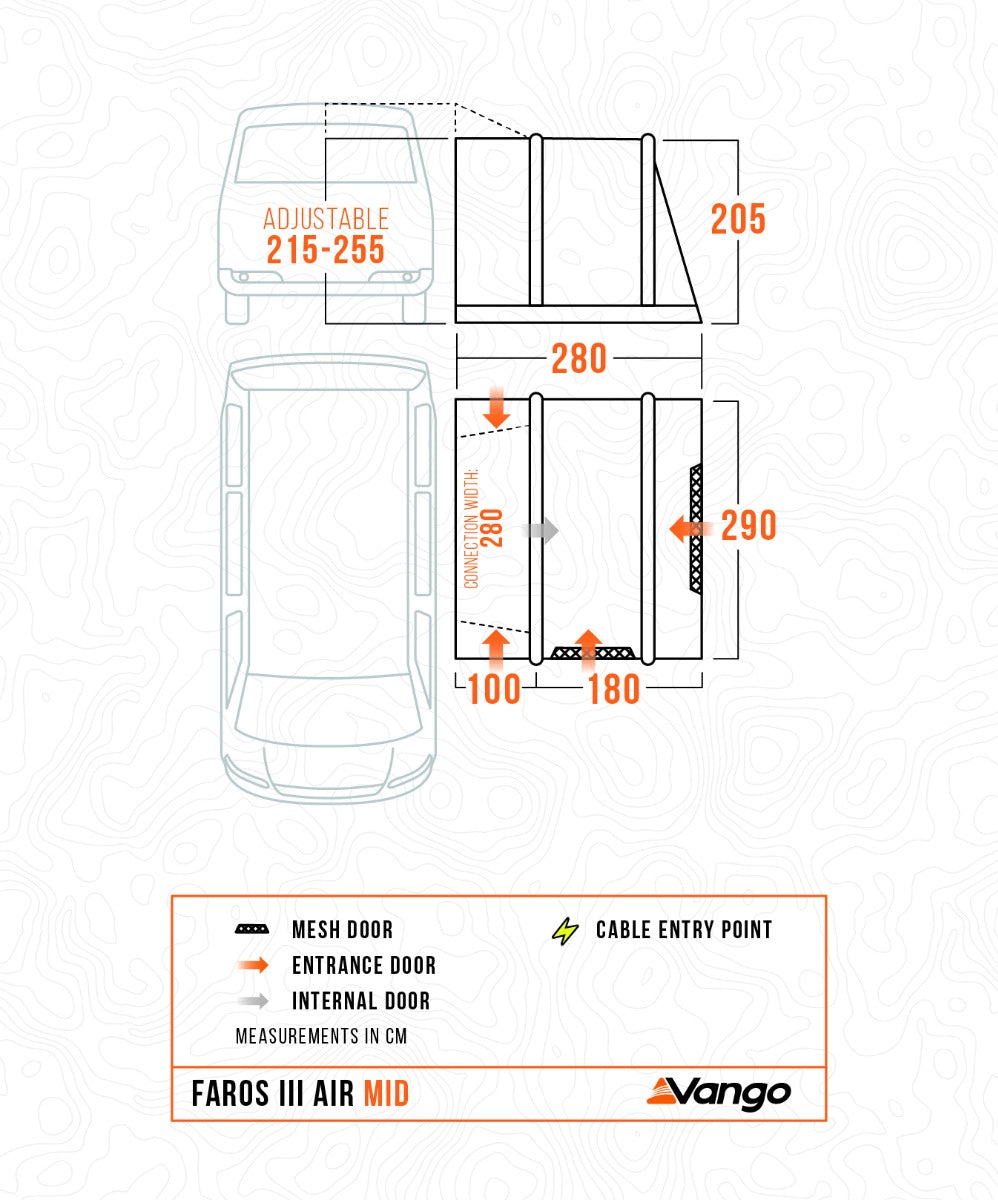 Vango Faros III Air Mid Inflatable Driveaway Awning
