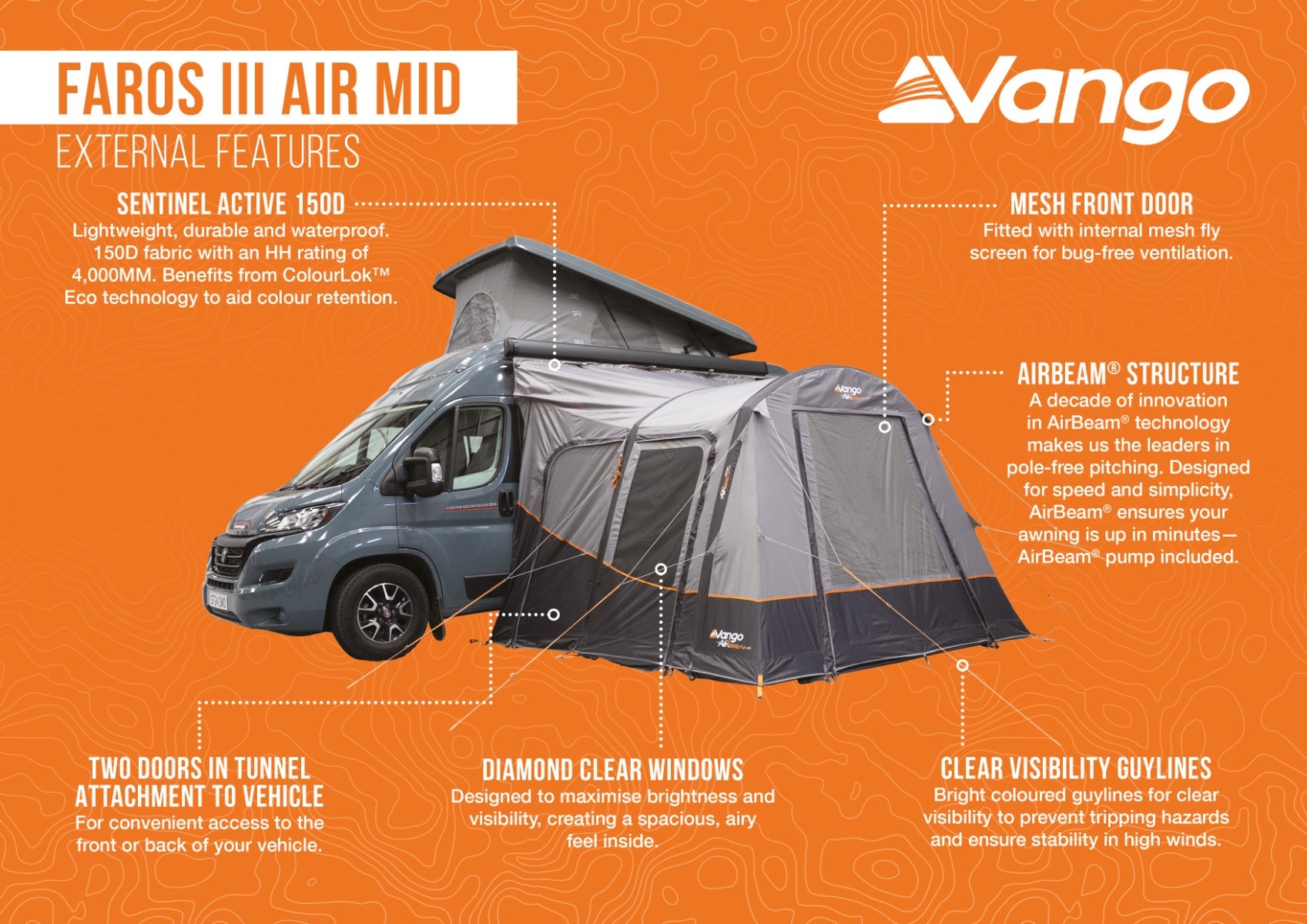 Vango Faros III Air Mid Inflatable Driveaway Awning