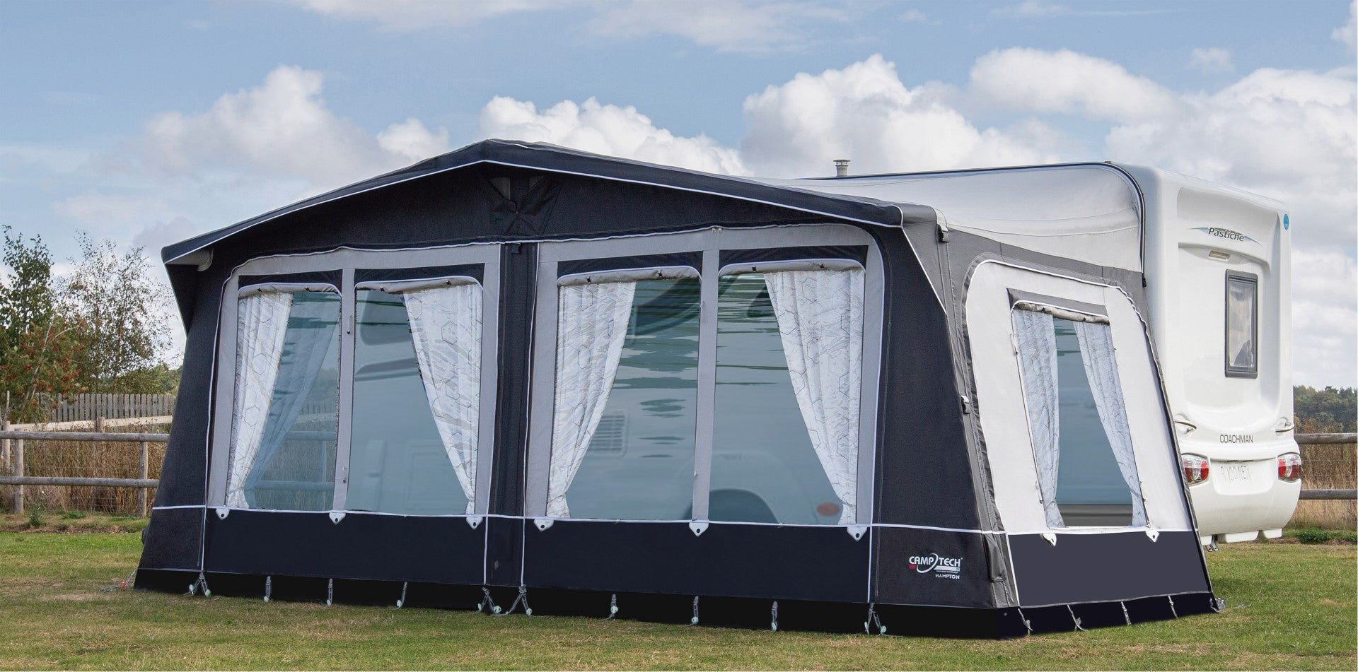 Camptech Hampton DL Full Inflatable Seasonal Caravan Awning