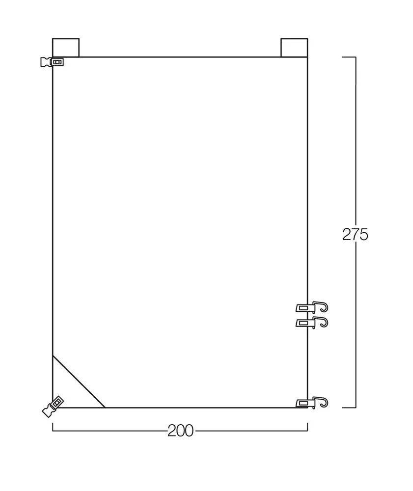 Vango Side Canopy for Caravan Awnings