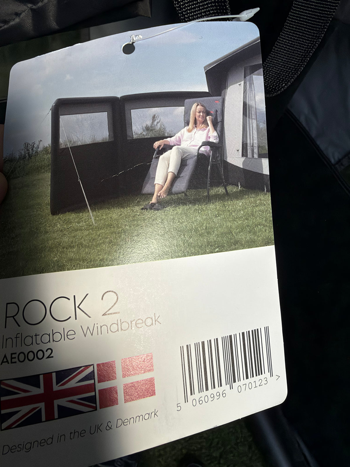 Telta Rock 2-Panel Inflatable Windbreak (Ex Demo)