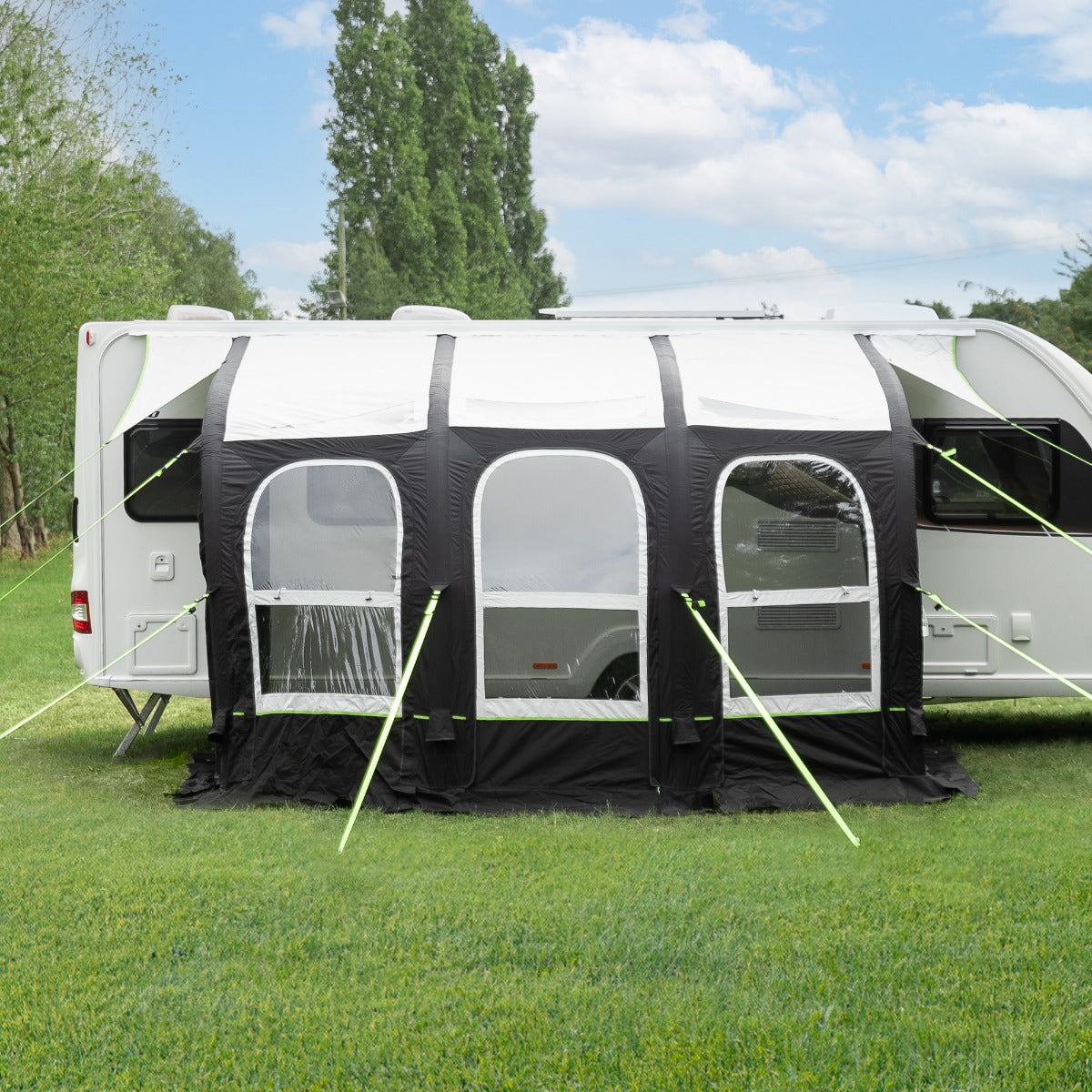 Leisurewize Unicorn 360 Caravan Porch Air Awning (INC FREE TREADLITE CARPET)