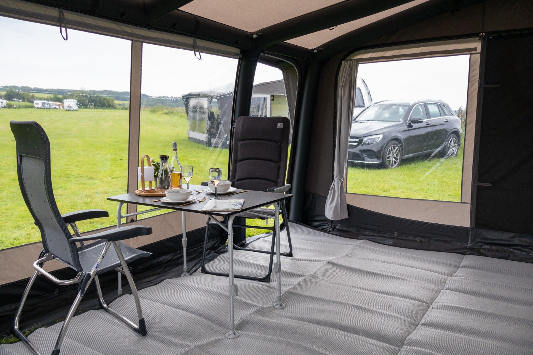 Telta Scenic 390 Inflatable Caravan Porch Awning