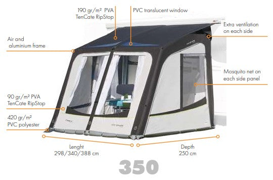 Inaca Atmosphere 350 Inflatable Awning
