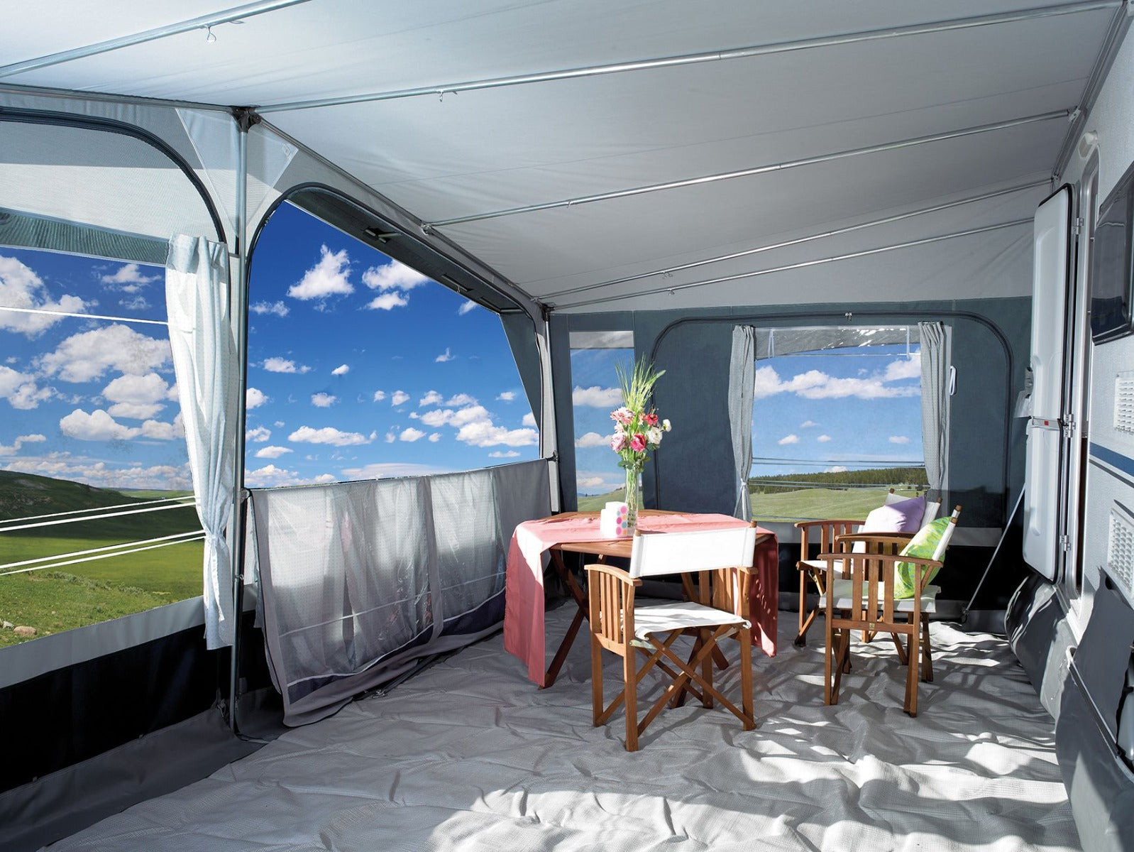 Inaca Fjord 300 Coal Full Caravan Awning