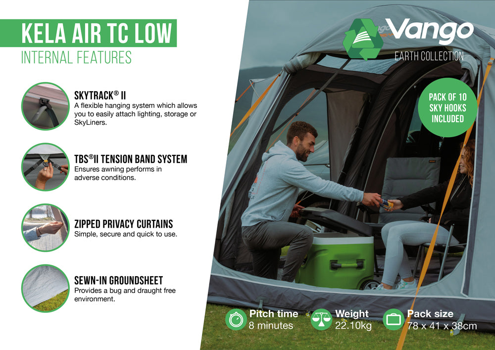 Vango Kela Air TC Low Drive Away Awning