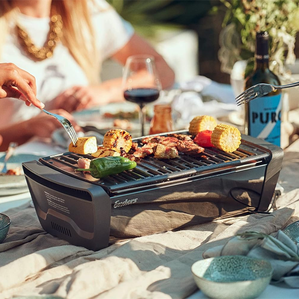 Lifestyle Aurora Tabletop BBQ Mirror Black