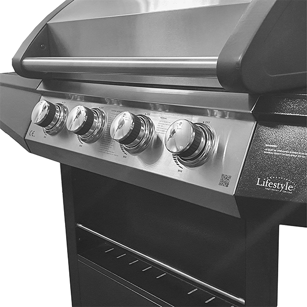 Lifestyle Grenada 4+1 Gas Burner BBQ Grill