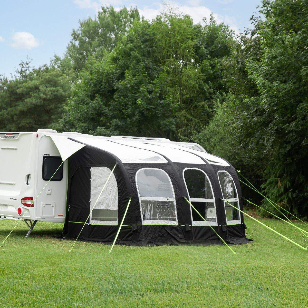 Leisurewize Unicorn 360 Caravan Porch Air Awning (INC FREE TREADLITE CARPET)
