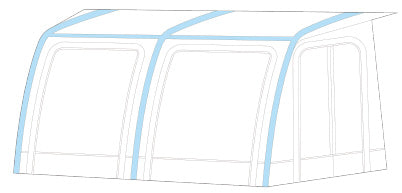 Quest Leisure Mars Air High Static Motorhome Awning
