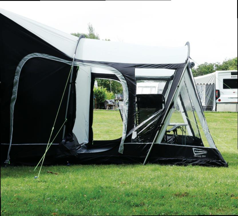 Leisurewize Mercury 350 Poled Tall Drive Away Awning