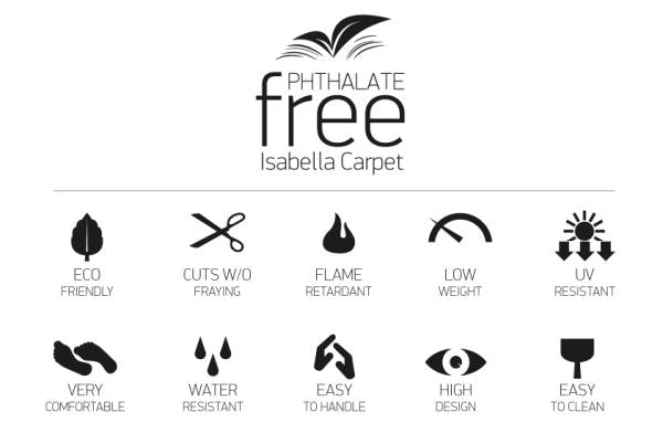 Isabella Bolon Breathable Carpet 2.5m