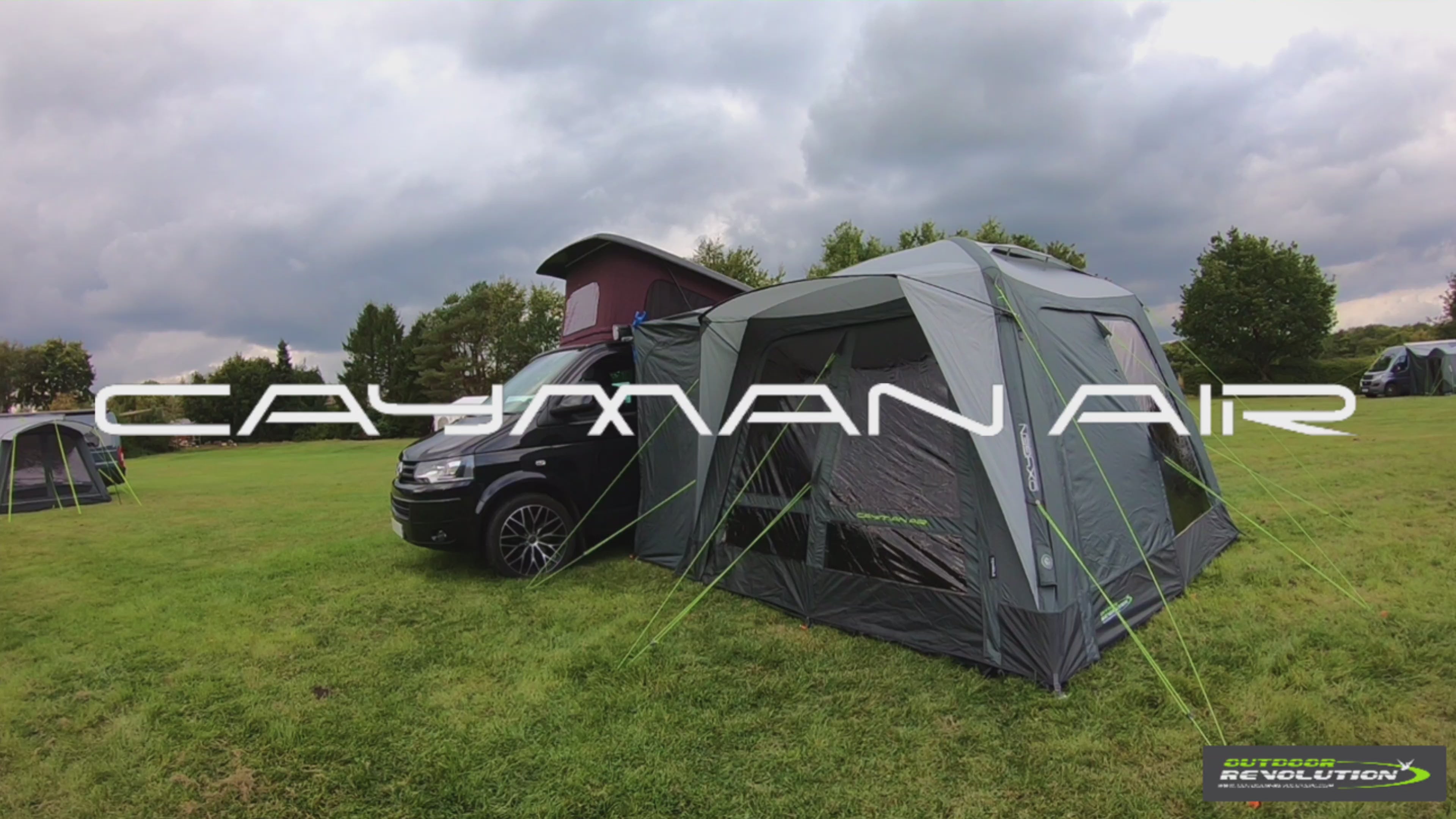 Load video: Outdoor Revolution Cayman Air Mid Awning 2026 (Includes Footprint)