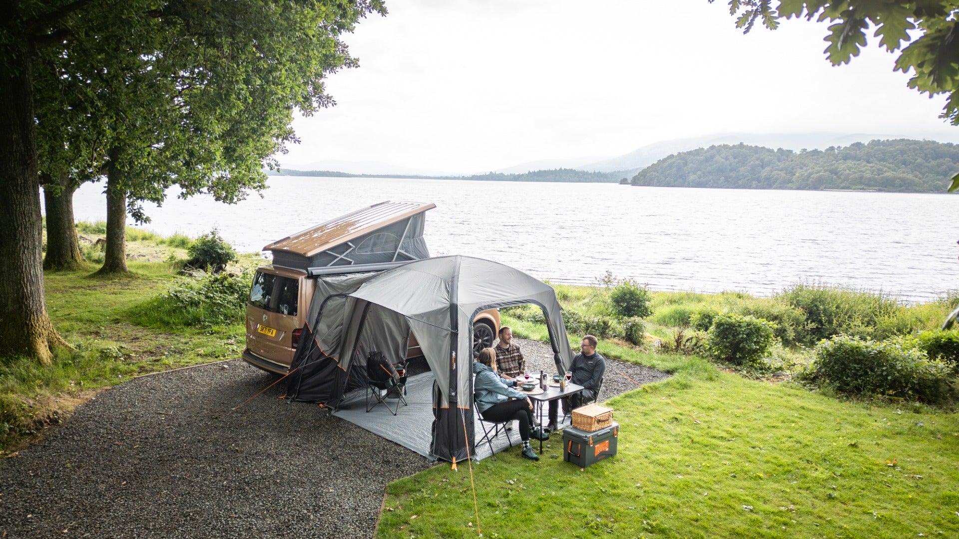 Vango Quadris Air Low Inflatable Driveaway Awning 2026