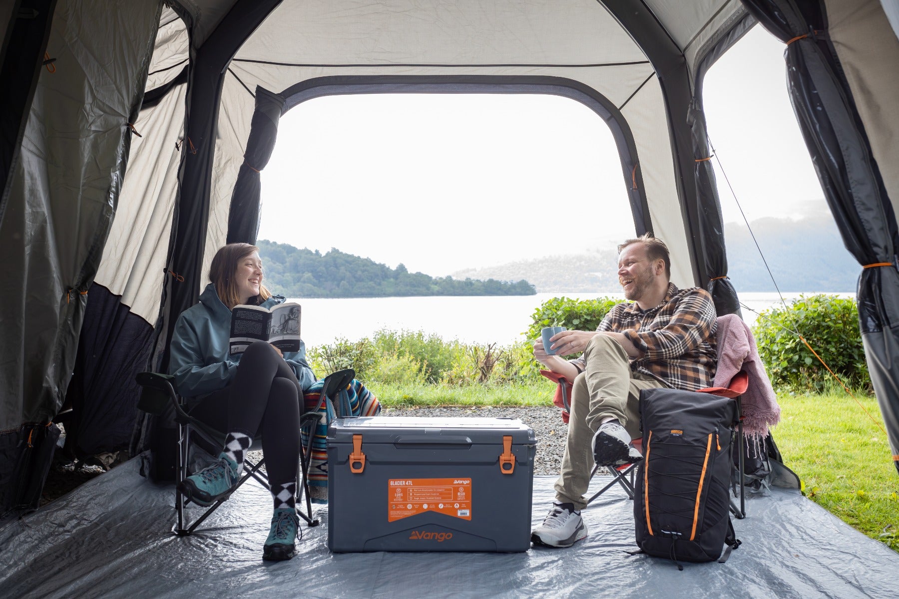 Vango Quadris Air Low Inflatable Driveaway Awning 2026