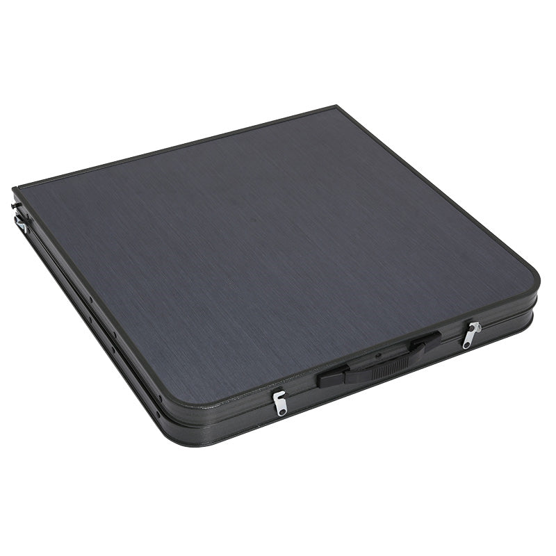 Quest Leisure SuperLite Stow Folding Table Black 155102B