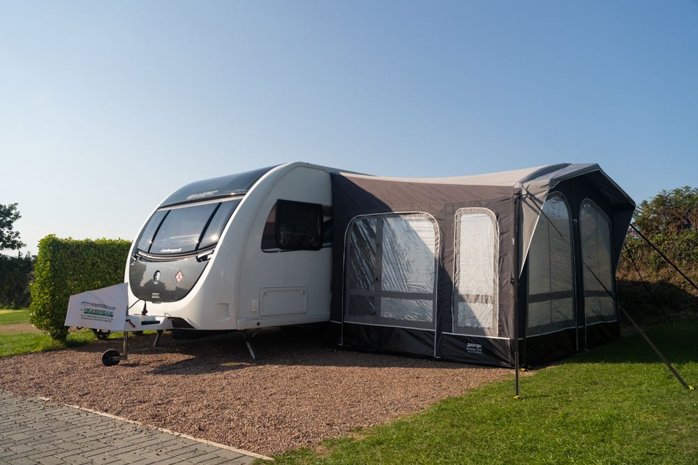 Vango Riviera 330 Air Elements ProShield Inflatable Caravan Porch Awning - Package Deal