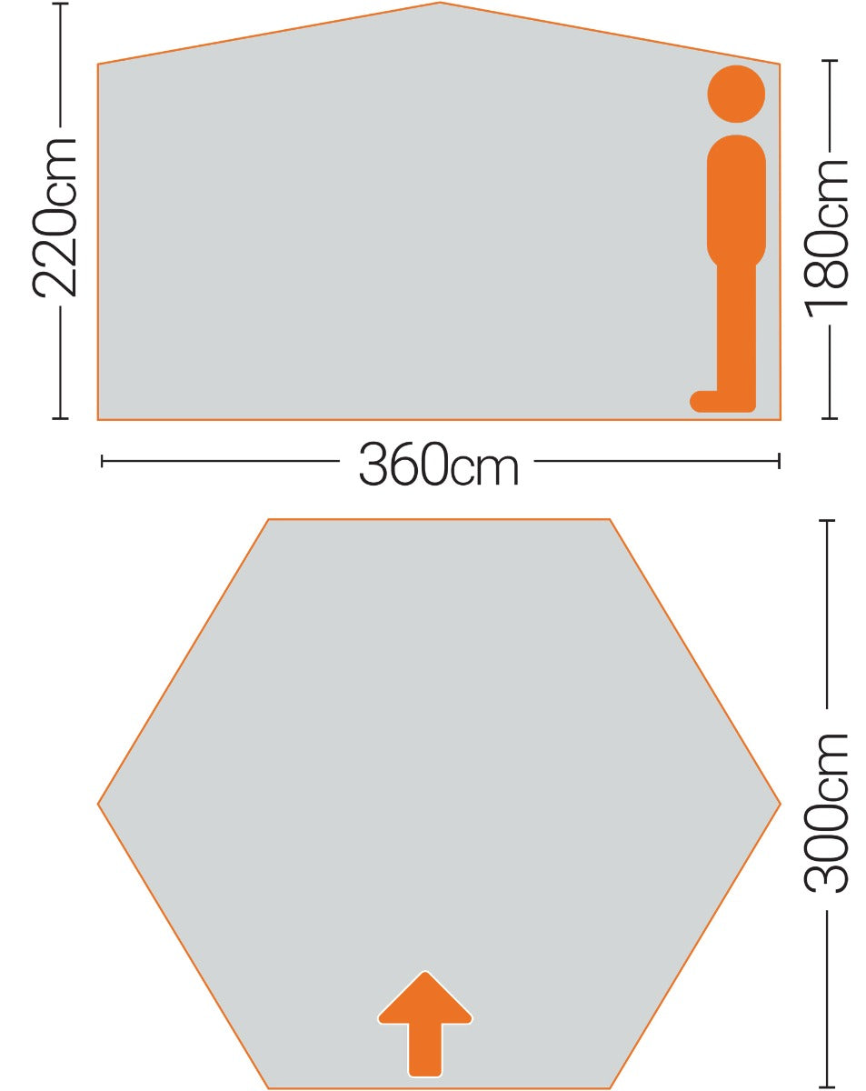 Quest Leisure Screen House 6 Pop Up Gazebo 2022 (Used)