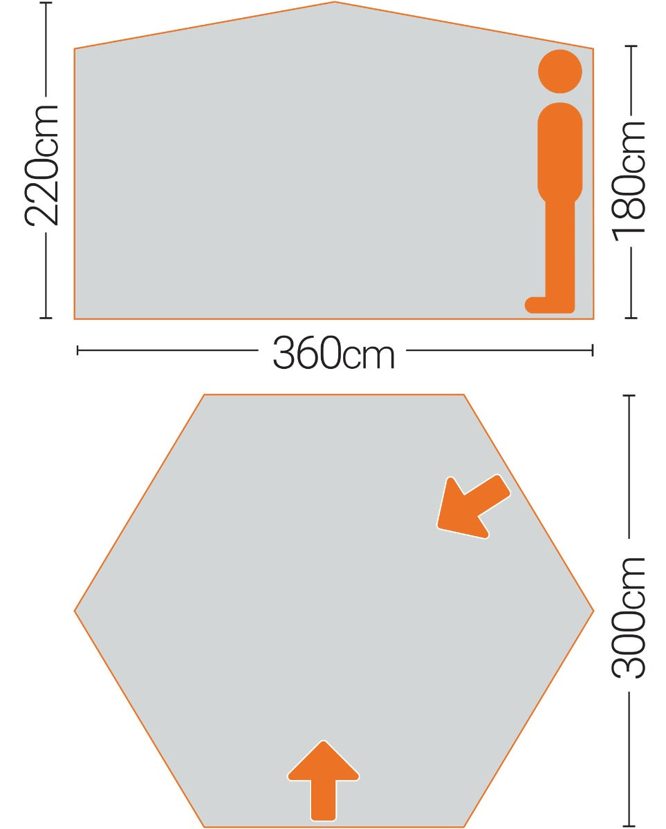 Quest Leisure Screen House 6 Pro Pop Up Gazebo