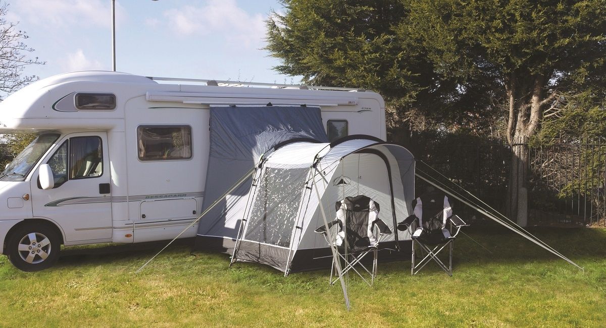 Sunncamp Silhouette Motor 225 Plus Drive Away Poled Awning