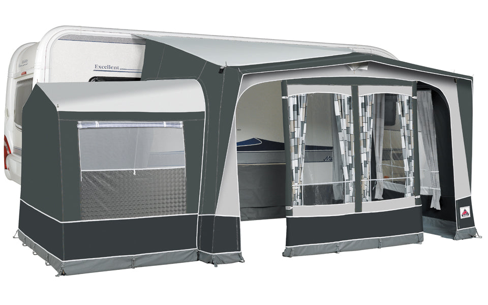 Dorema Omega De Luxe Caravan Porch Awning (INC FREE SAFELOCK KIT)