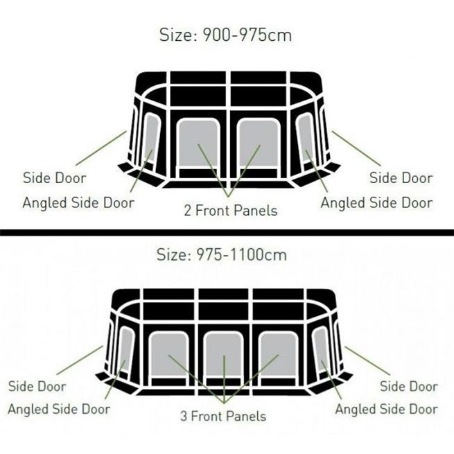 Sunncamp Icon Air Full Inflatable Touring Caravan Awning