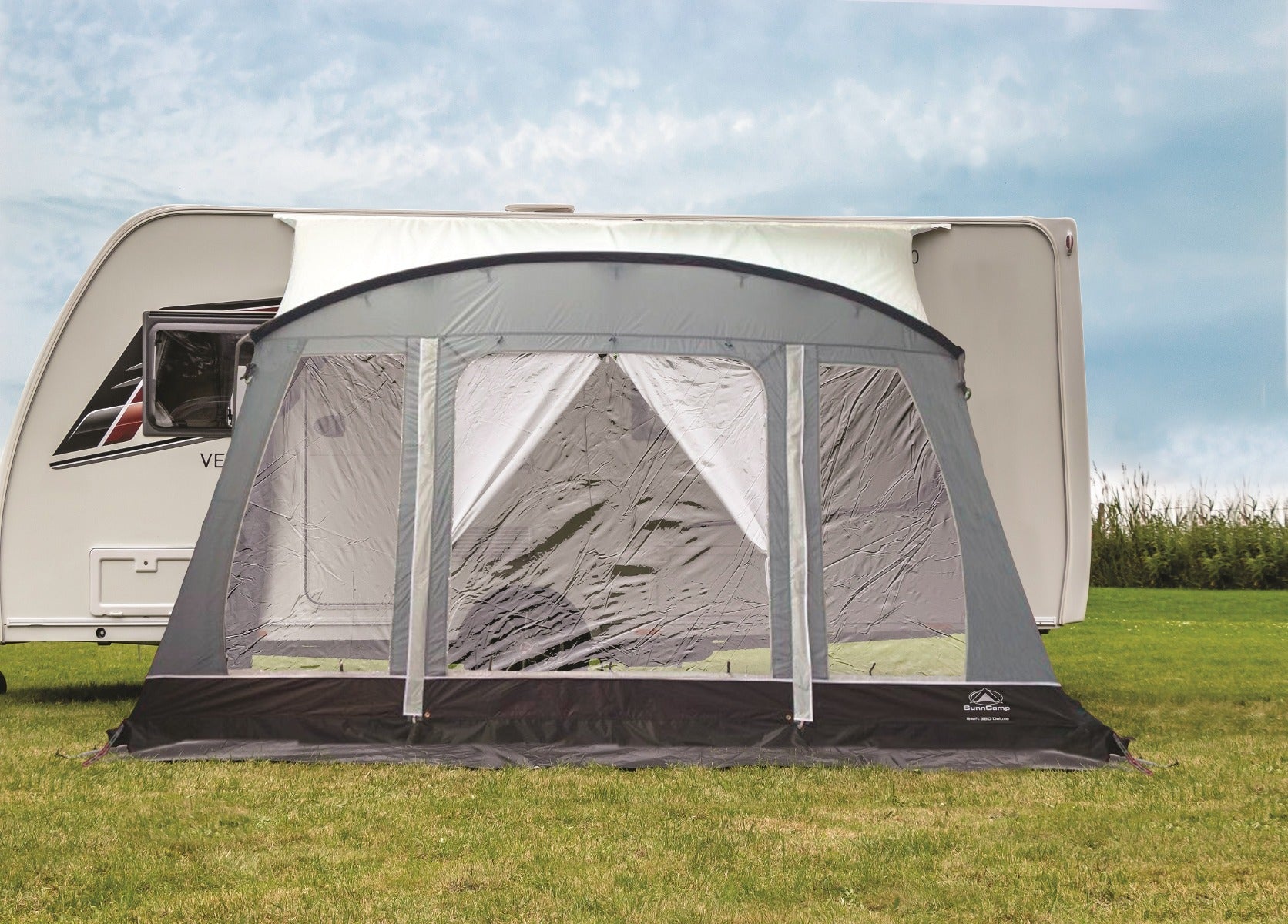 Sunncamp Swift Deluxe 390 SC Caravan Porch Awning